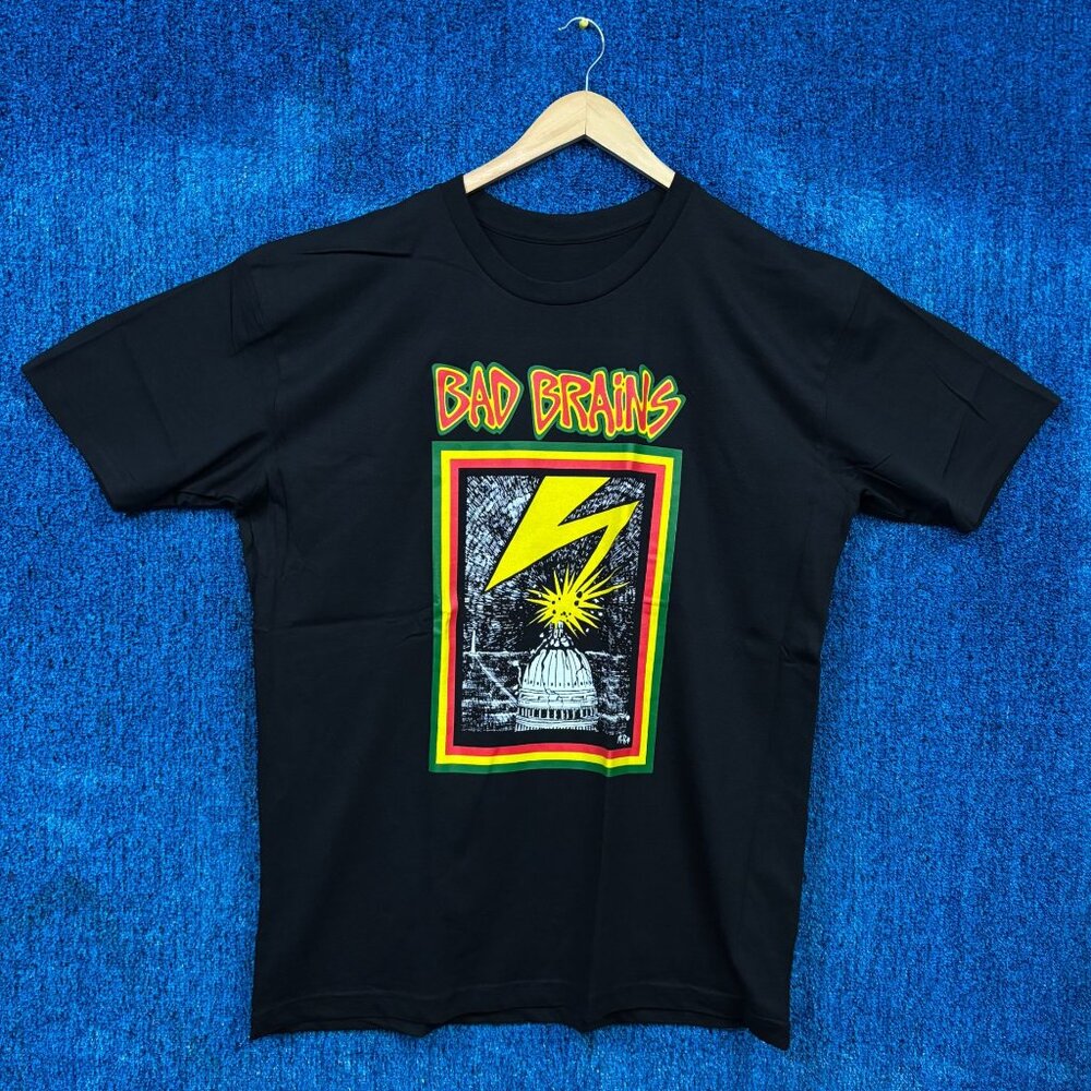 Bad Brains Self-titled Album Cover Hardcore Punk Band Tee XL